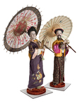1052-1053-japanse dame chinese heer.jpg; 1052; Automaat 'Japanse dame met parasol'Musical Automaton with Cylinder Movement, 'Japanese Lady with Parasol'; automaat met speelkamautomaton with playing comb3candidatekandidaatcandidatKandidatcandidatokandidatמועמדkandidat候選人